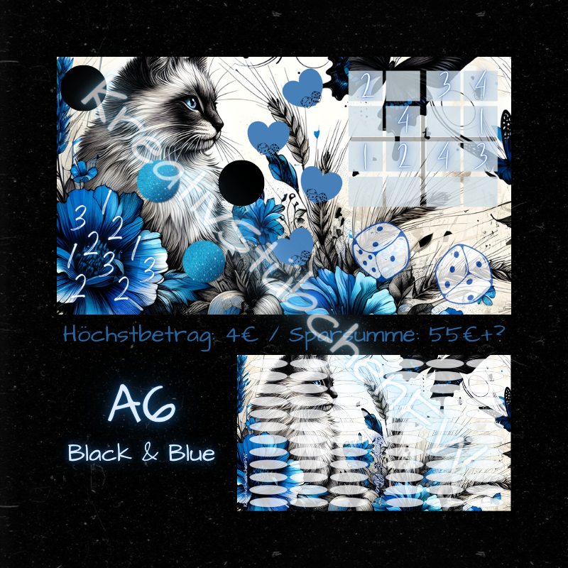 BLACK & BLUE / Mixchallenge / A6