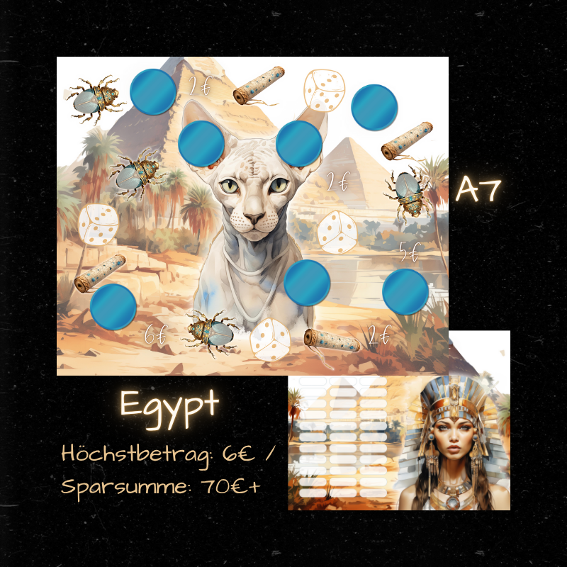 EGYPT / Klappkarte / A7