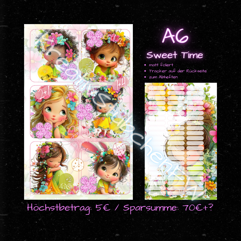 SWEET TIME / Abheftchallenge / A6 Binder / mattfoliert