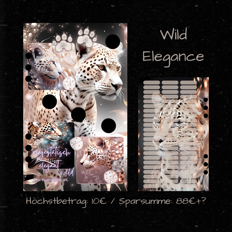 WILD ELEGANCE/ abheftbare Mixchallenge / A6