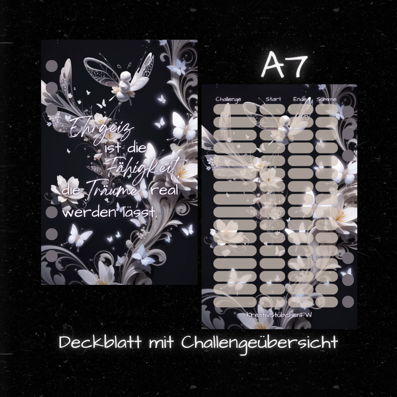 EHRGEIZ Deckblatt / Register-Set / A6 + A7