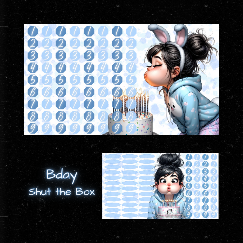 BDAY Shut the Box / A6