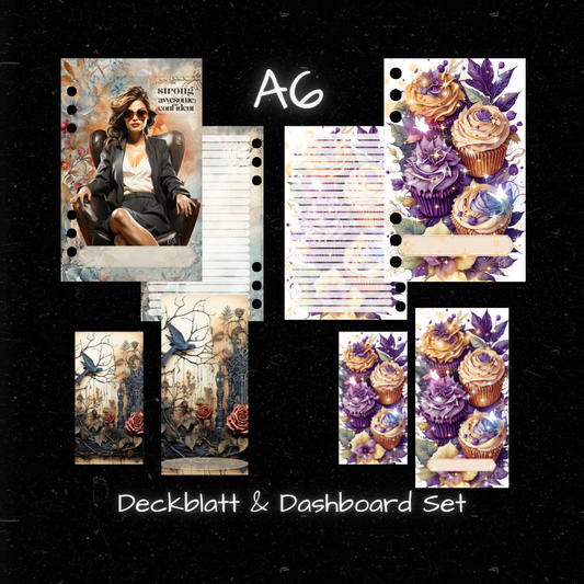 Deckblätter & Dashboards / verschiedene Designs / A6