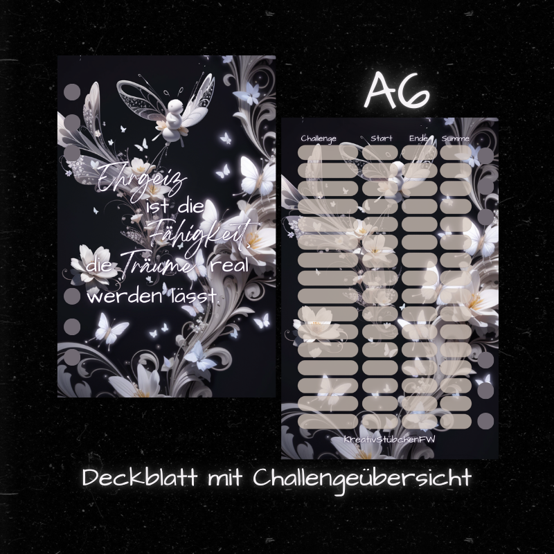 EHRGEIZ Deckblatt / Register-Set / A6 + A7