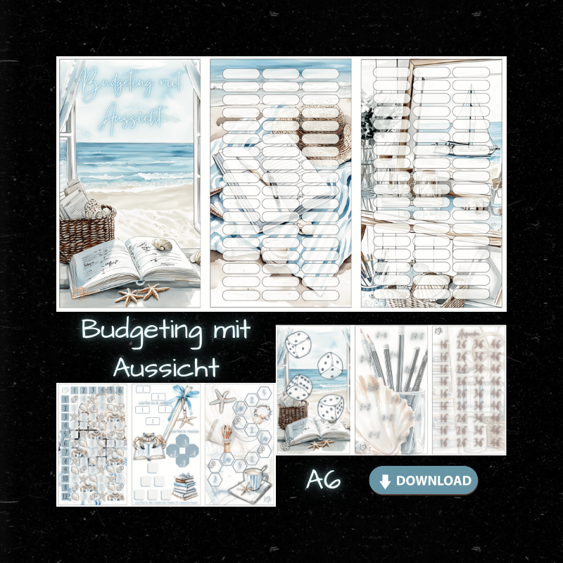 BUDGETING mit AUSSICHT SET / A6 / DOWNLOAD
