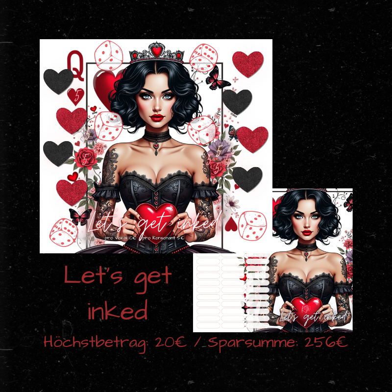 LETS GET INKED / Klappkarte / A6
