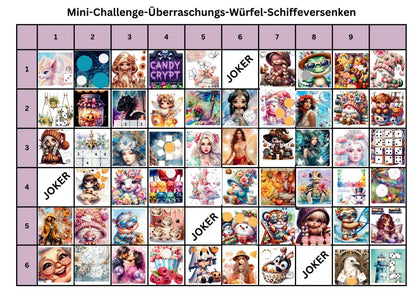 ZUFÄLLE Mini-Challenges für A6 Binder, Umschlagmethode