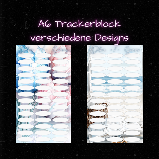 TRACKERBLOCK /  verschiedene Designs / A6