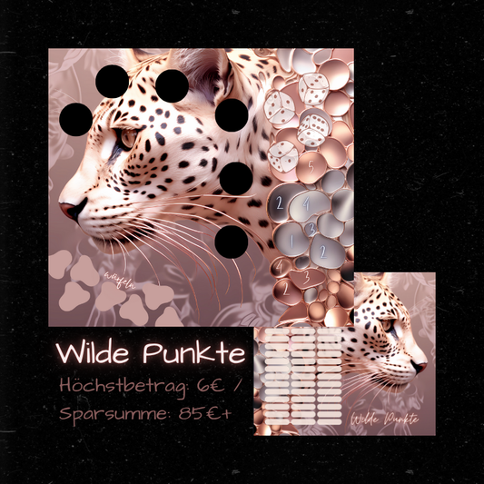 WILDE PUNKTE / Klappkarte / A6